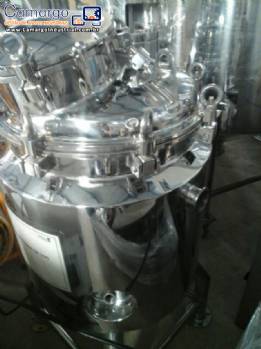 Reator de pressão com agitador 100 litros inox 316 Rodrinox