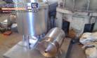 Misturador em a�o inox para recheios de bolachas
