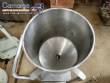 Tanque de transfer�ncia com suporte e rodinhas em inox 20 litros