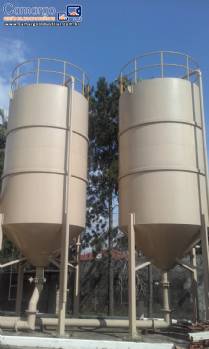 Tanque silo encamisado para armazenamento de glucose 20.000 litros