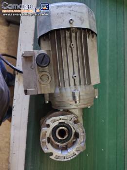Motoredutor motor 0,21 kW redu��o 1/40 redutor de rosca sem fim com eixo vazado Bonfiglioli