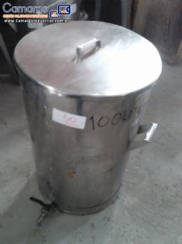 Tanque em aço inox para 100 L