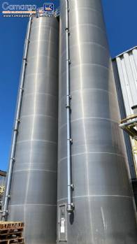 Silo tanque de armazenamento a granel em alum�nio ZEPPELIN 80 toneladas