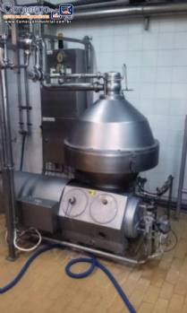 Desnatadeira separadora centr�fuga herm�tica autolimpante para leite Alfa Laval Tetra Pak para desnate e padroniza��o de leite aquecido