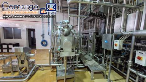 Linha para processamento gel�ias molhos coberturas caldas 450 toneladas por m�s