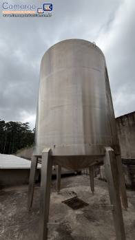 Tanque de armazenamento reservat�rio em inox Recinox 25.000 litros