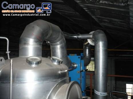 Concentrador de l�quidos APV para 350 L