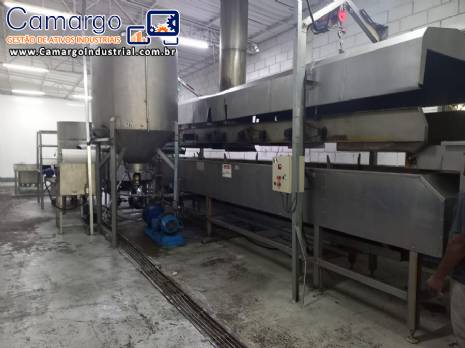 Linha para fabrica��o de batata palha e chips MCI