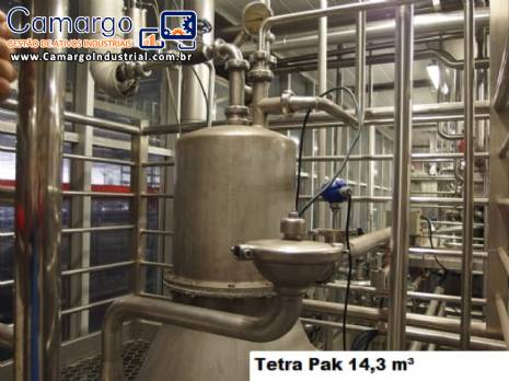 Linha para pasteurizao Tetra Pak