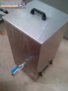 Tanque derretedor de chocolate em aço inox