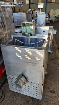Tacho misturador em inox de 80 litros com sistema de refrigera��o