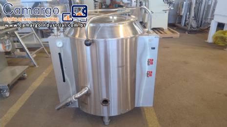 Caldeir�o a g�s capacidade 100 litros A�os Macom