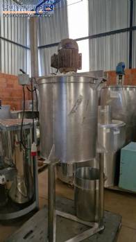 Tanque misturador em a�o inox para agita��o emulsifica��o homogeneizador para pasta de alho 220 litros