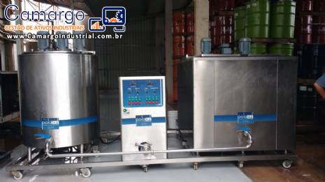Mini planta de pasteurizao resfriamento maturao Polo Sul PSMP 600