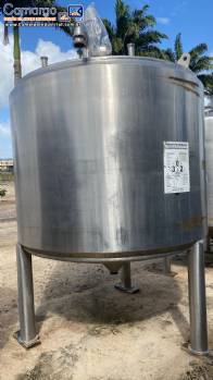 Tanque em aço inox 5.000 litros sem agitador