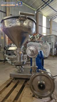 Triblender misturador em linha Tri-blender em inox 316 para alimentos 20 cv